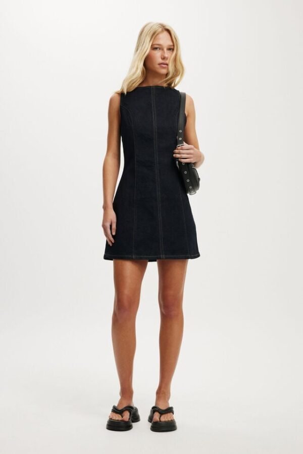 2060606-01-1 Harley Denim Mini Dress