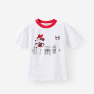 Mickey & Minnie Disney Drop Shoulder Short Sleeve Tee