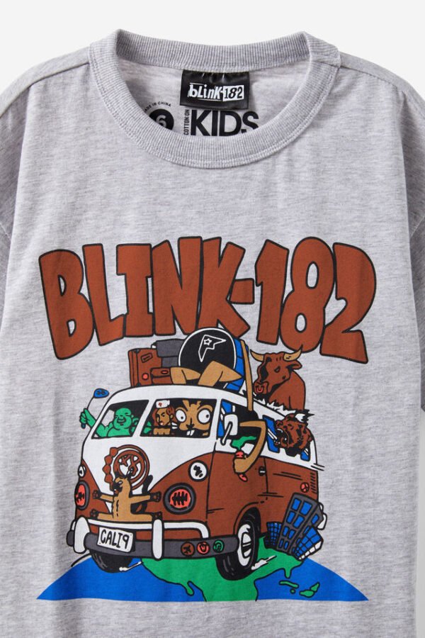 Blink 182 Music Drop Shoulder Short Sleeve Tee