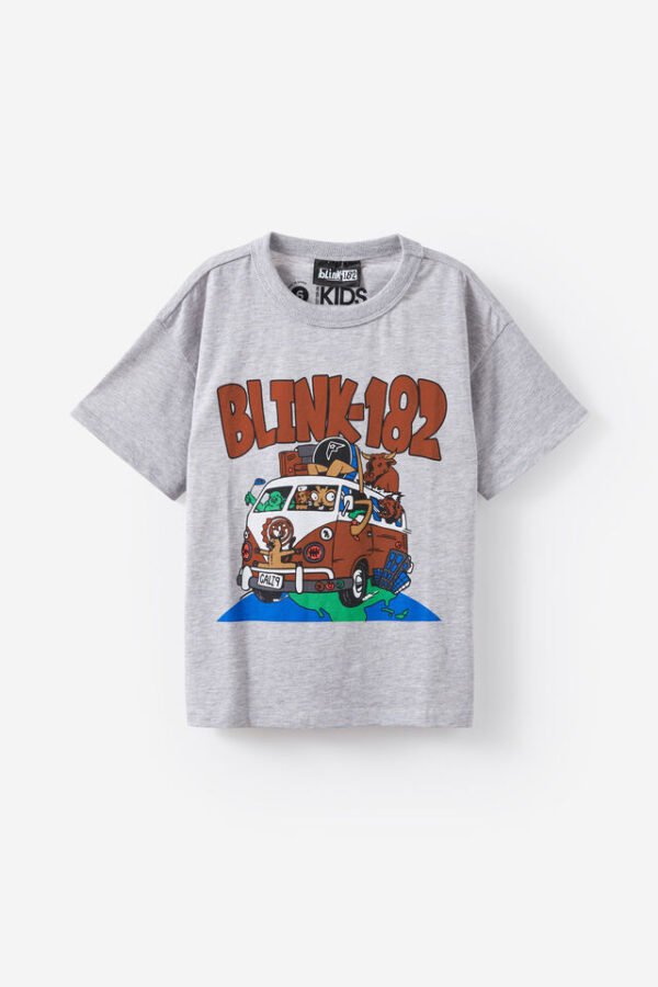 Blink 182 Music Drop Shoulder Short Sleeve Tee