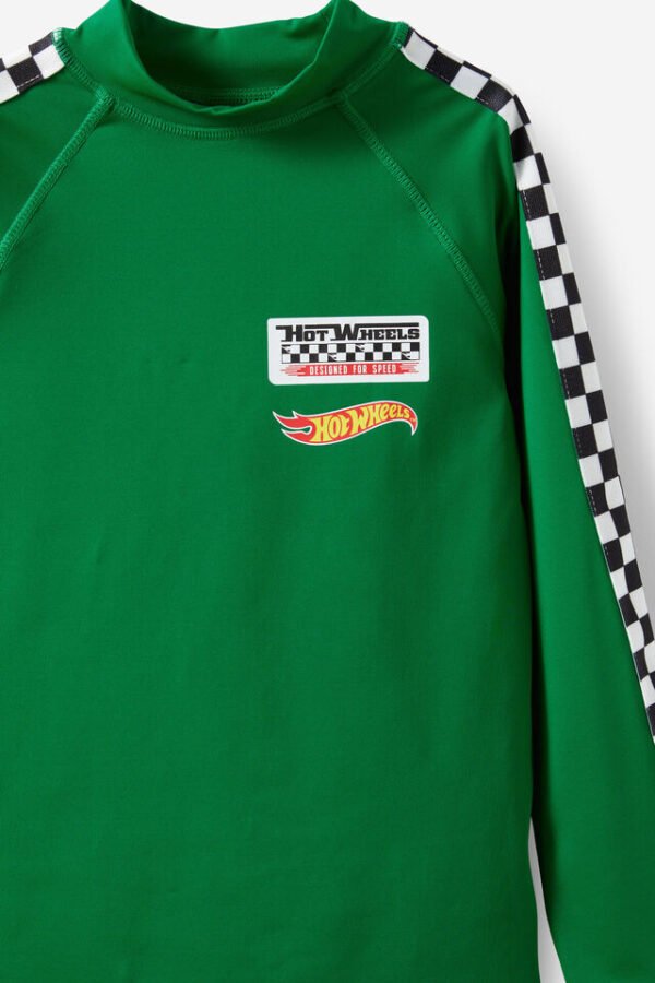 Hot Wheels Flynn Long Sleeve Raglan Rash Vest