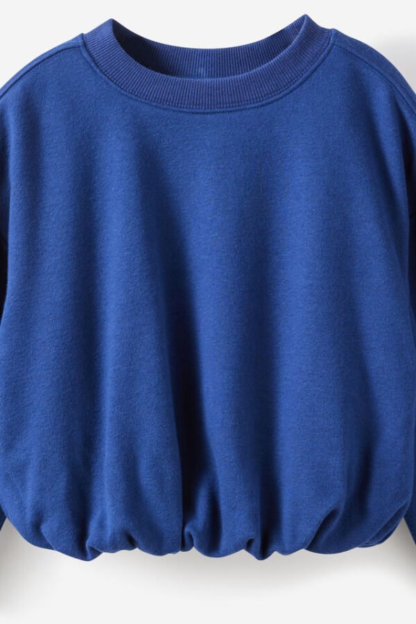 7348758-02-1 Sienna Bubble Hem Oversize Crew